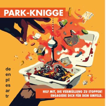 Anti-Littering mit Park-Knigge Heft